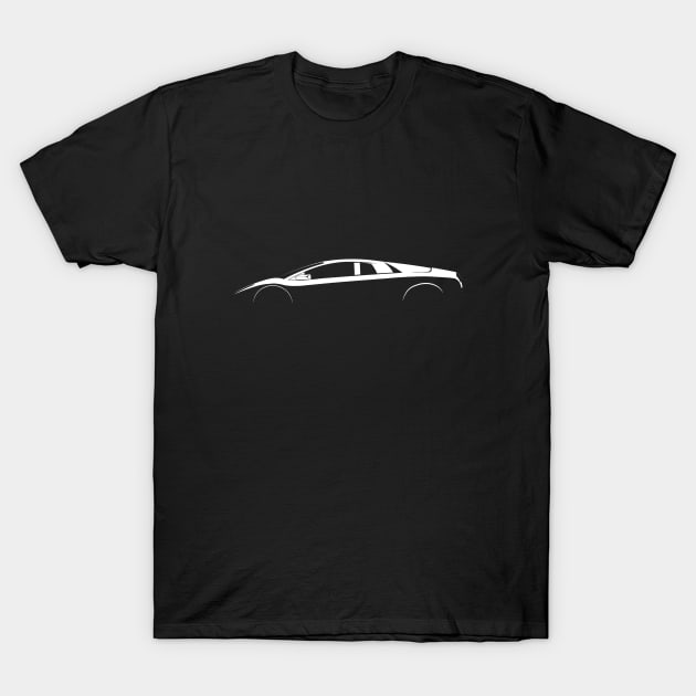 Lamborghini Murciélago Silhouette T-Shirt by Car-Silhouettes